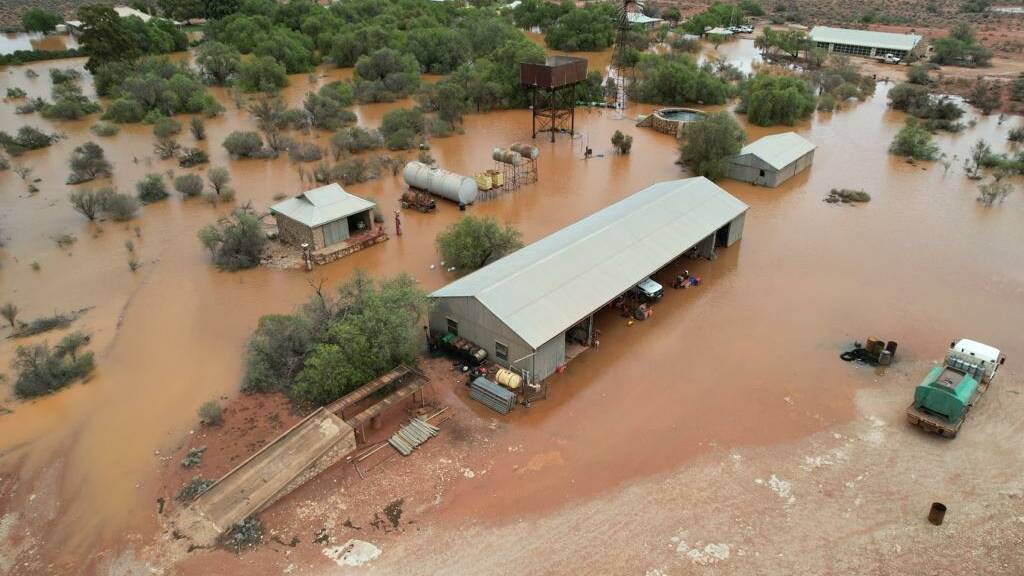 Rawlinna station after the January downpour, which seen more rainfall in 48 hours than in the whole of 2023. Photo by Craig Chandler.