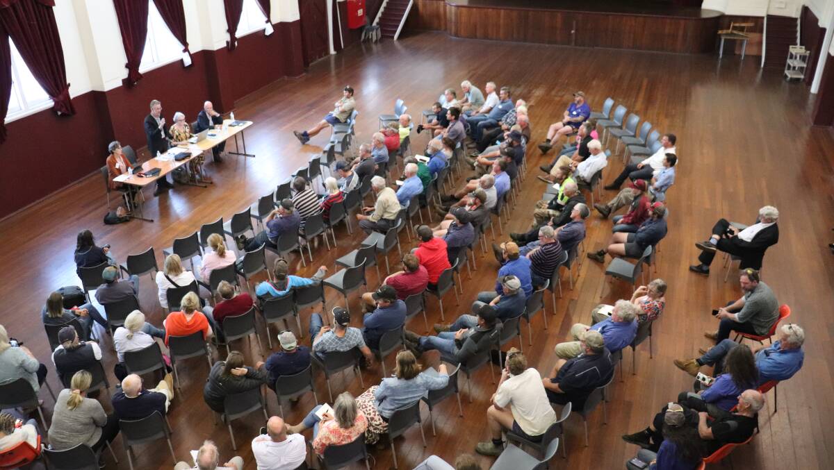 About 100 people attended the live sheep export panel public meeting at York on Monday.