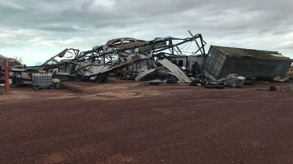 With ex-Tropical Cyclone Ilsas wind gusts exceeding 300km/h, almost no corner of Pardoo station was left untouched. Photos by Scott Fraser.