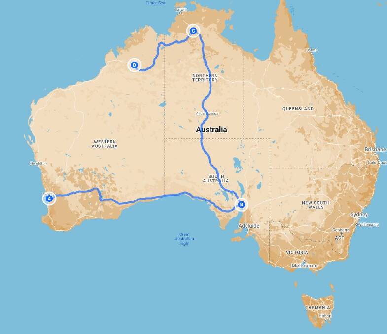 Trucking companies are being detoured 2200 kilometres through South Australia and the Northern Territory. Picture by Google Maps.
