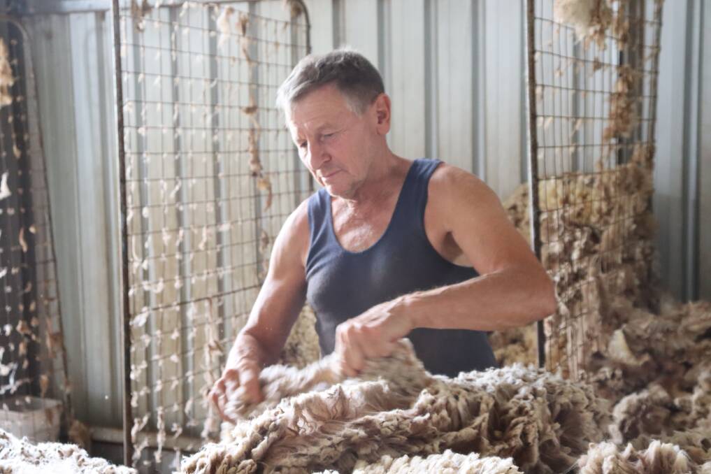 Steve Paterson, Mukinbudin, has worked as a shearing contractor in the Wheatbelt for 50 years.
