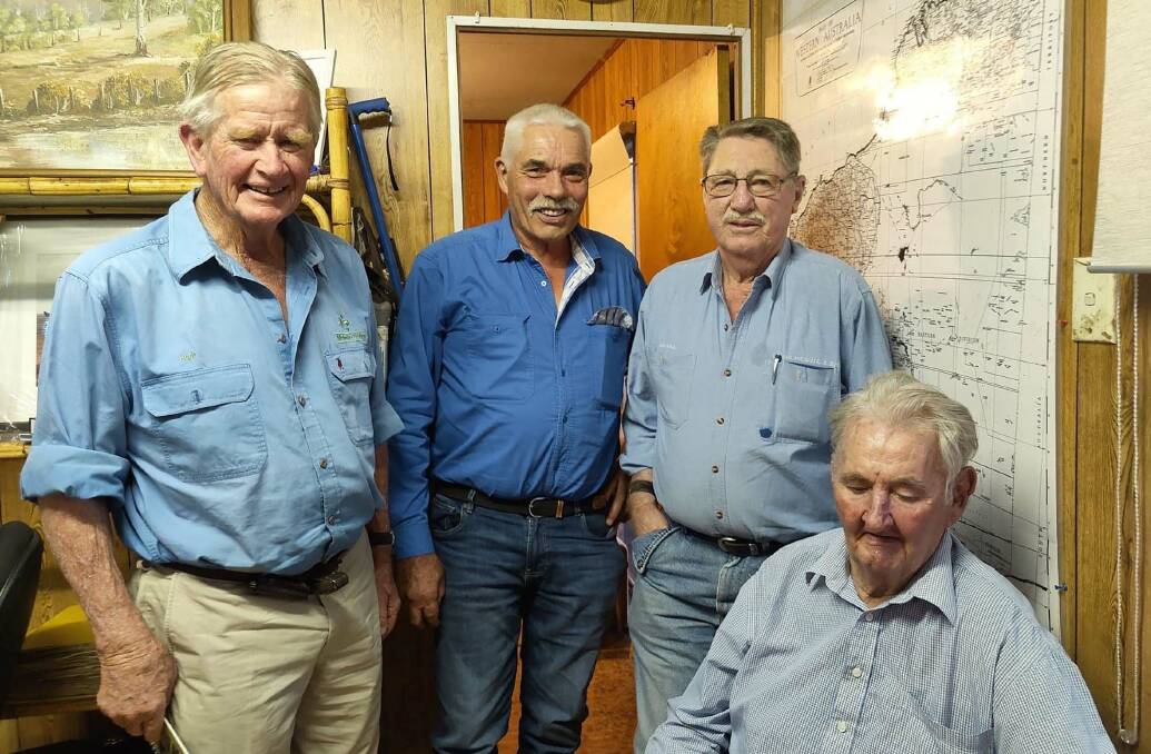 Hugh MacLachlan (left), Ross Wood, Murray McQuie and Roderick Campbell.