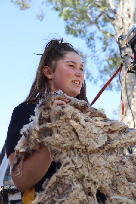 
Ms Baker is working hard to bridge the city-country gap when it comes to the wool and sheep industry.