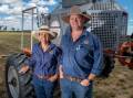 ONWARDS AND UPWARDS: SwarmFarm Robotics owners Jocie and Andrew Bate are building their business while farming. Photo: Brandon Long
