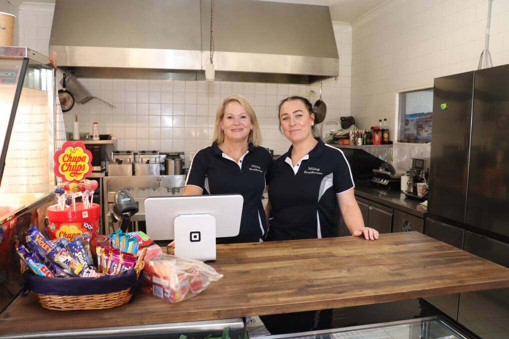 Peta Thorniley (left) and employee Katie Harley behind the counter. Im really lucky I found Katie, shes been great, shes a rock in here, Ms Thorniley said.