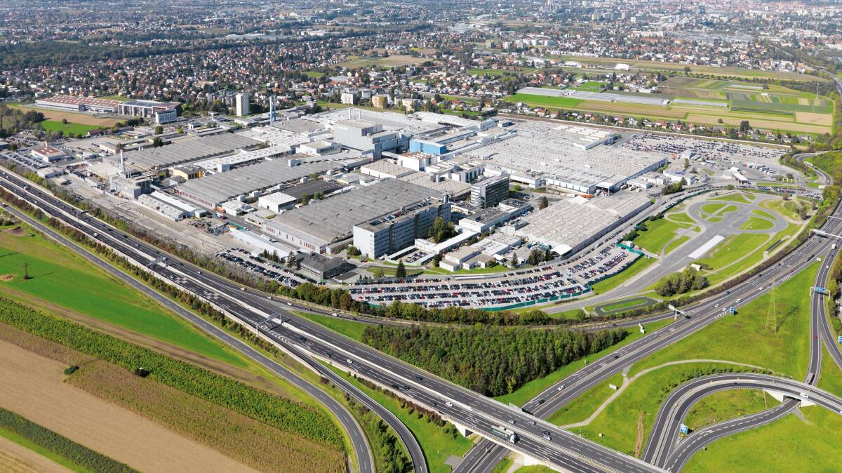 INEOS Automotives new battery electric four-wheel-drive will be built at the giant Magna Steyr GmbH & Co vehicle assembly plant in Graz, Austria, which also builds the Mercedes Benz G-Class, Jaguar E-Pace and I-Pace and Toyota Supra models.