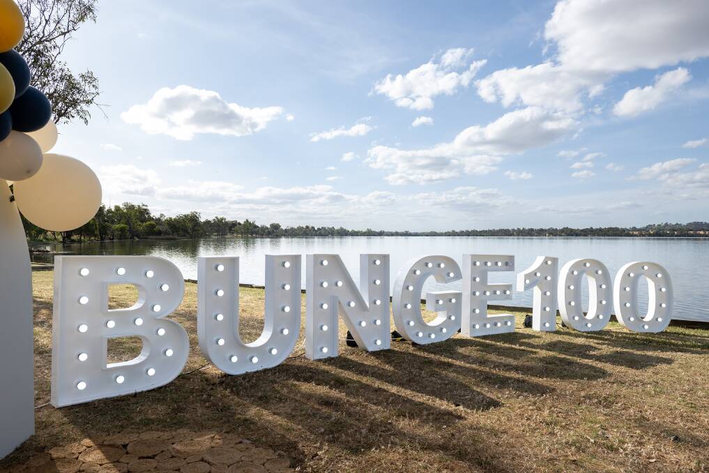 Lake Towerrinning, Moodiarrup, was the picturesque backdrop for Bunges 100th anniversary celebrations.