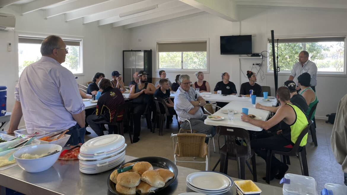 An information session delivered by AWI helped the Rylington Park students understand the importance of managing their finances and superannuation and touched on wool harvesting.
