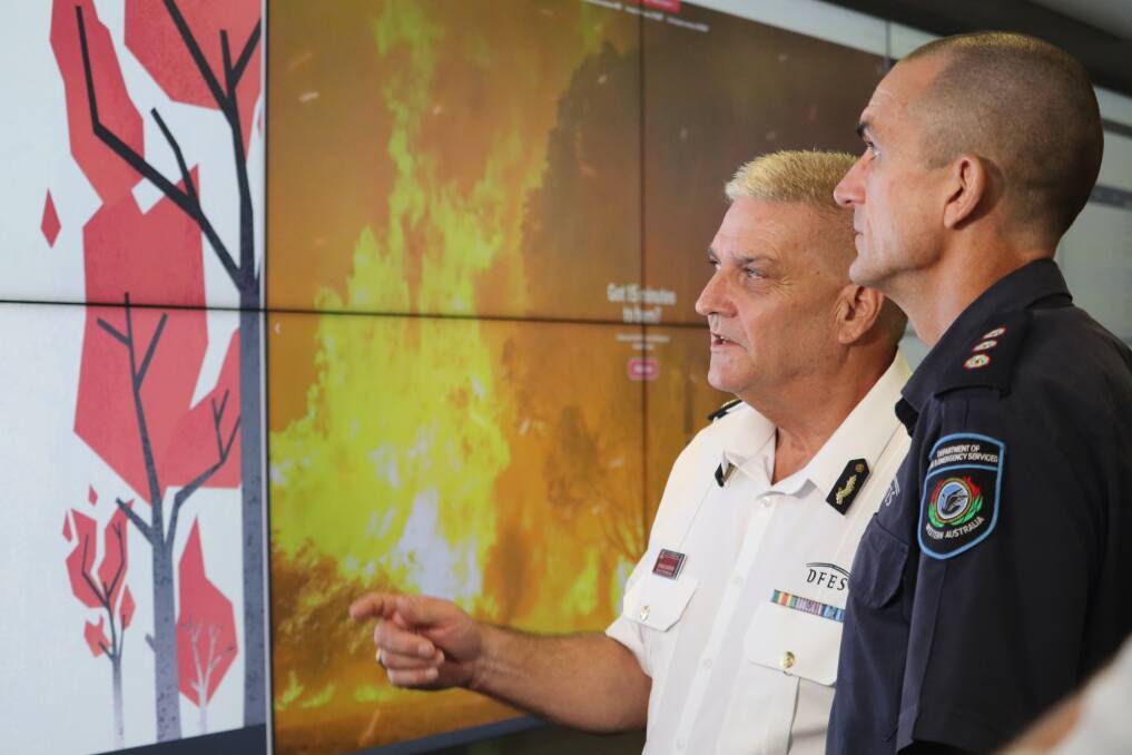 DFES deputy commissioner of operations, Craig Waters, said it only takes 15 minutes to make a bushfire plan, and it could save your life. Picture by Perri Polson.