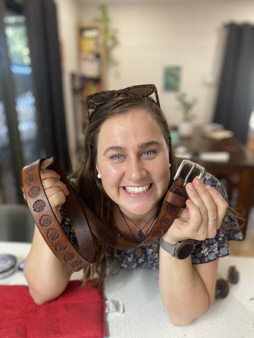 Sophie is entirely self-taught, but is constantly in awe of the craftsmanship of experienced leather artisans. One day, she hopes to make her own leather products entirely from start to finish, tanning her own hides.