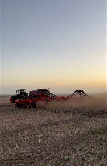 Some pasture seeding action earlier this week in Esperance. Photo by James Burman and Muddy River. 