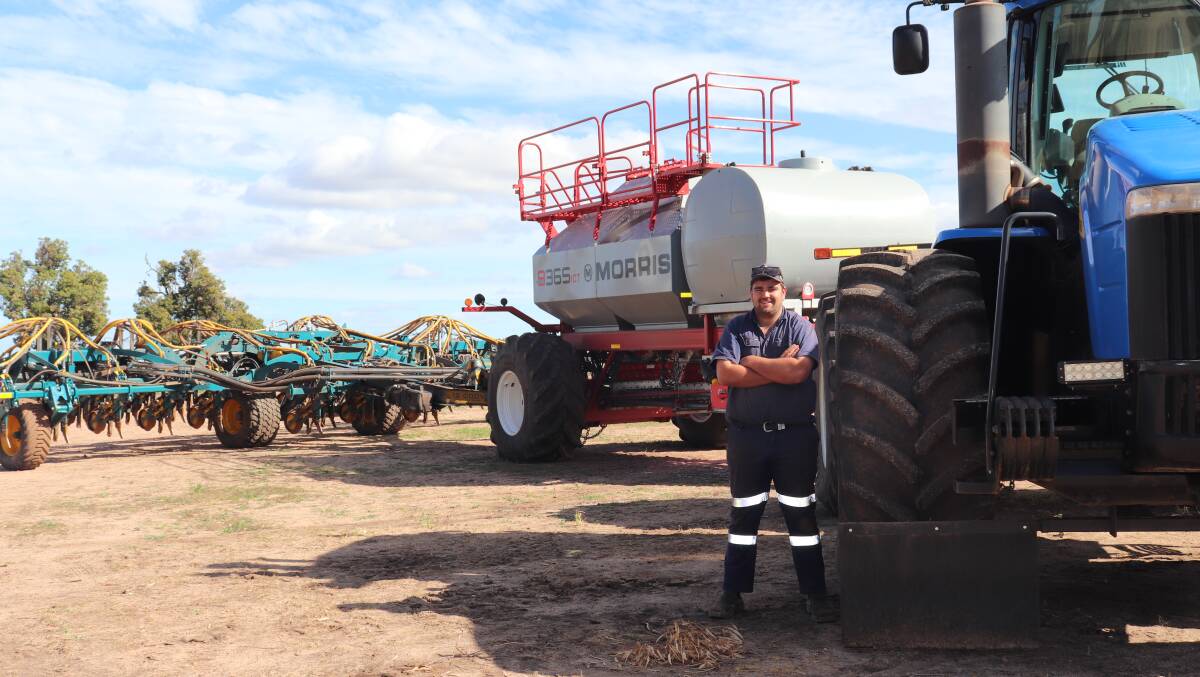 Curtis Guthrie, Bolgart. The Guthrie family invested in some new machinery this year, with an input control technology bin with full variable rate and session control, along with a new Equalizer bar.