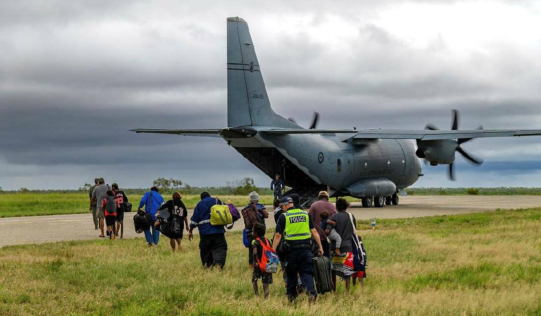 The Australian Defence Force evacuated more than 700 residents of Kalkarindji, Daguragu and Pigeon Hole in the Katherine region when the communities flooded earlier in the year. 