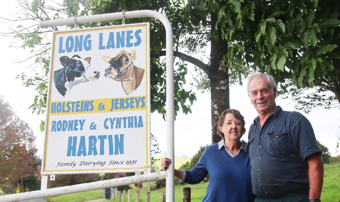 Rodney and Cynthia Hartin, Long Lanes Holsteins and Jerseys, are bowing out of the Far North Queensland dairy industry after the family's near century milking. Picture by Lea Coghlan