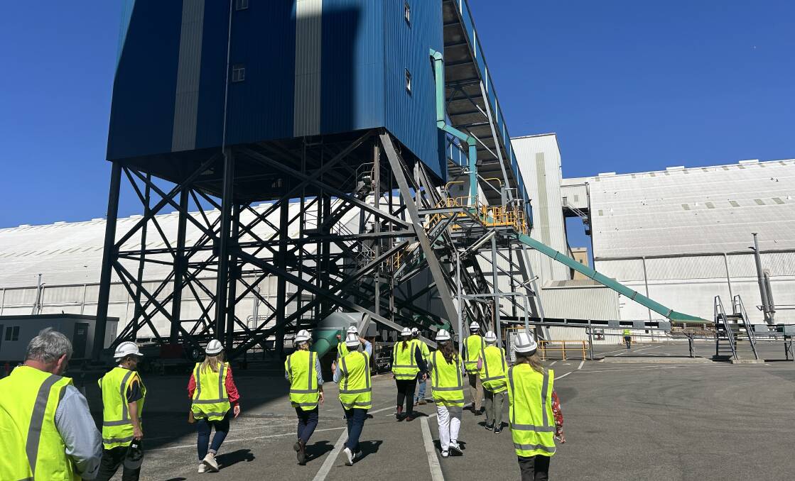 Included in the tour was a visit to CBH's Kwinana Grain Terminal.