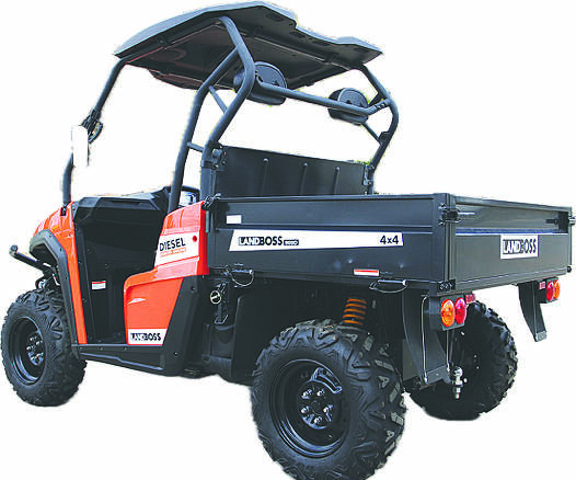 The LANDBOSS 800D side-by-side competition prize vehicle is provided courtesy of Farm Weekly, Boekeman Machinery and Mojo Motorcycles Pty Ltd.