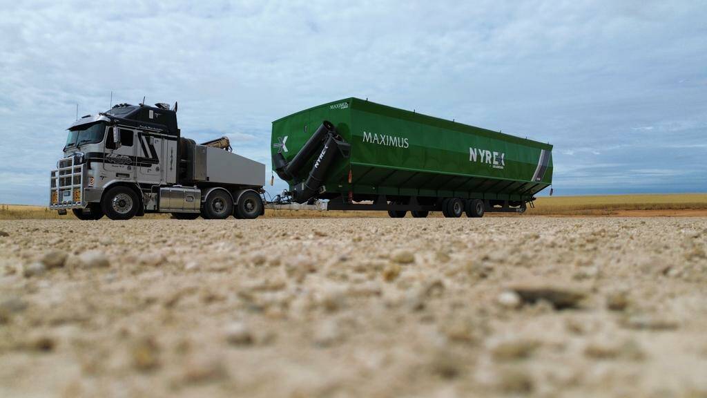 Tim Montague, Montague Transport, said the Maximus bin towed well on its interstate journey.