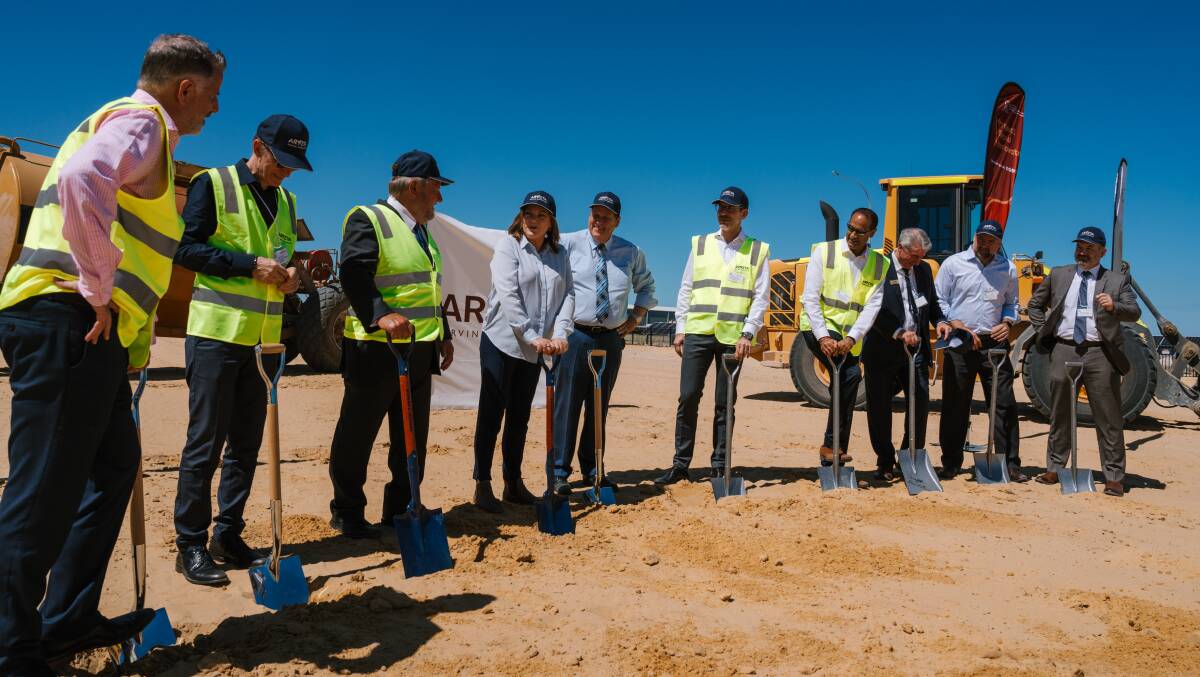 A groundbreaking ceremony was recently held for ARYZTAs $66 million bakery facility at Peel Business Park in the Shire of Murray.