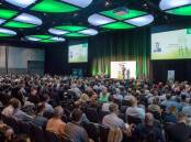 It was a packed room for the opening of the Grains Research and Development Corporation (GRDC) Grains Research Update, Perth, at the Perth Convention and Exhibition Centre last week. GRDC western panel chairman Darrin Lee officially opened the two-day conference. Photo by Lumens Photography/GRDC.