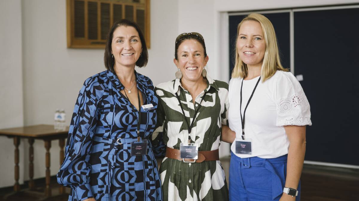 At the Quairading IWD event were guest speakers Enrika Grogan (left), Northam, Melissa Welsh, York and Susan Hall, now in Perth (formerly Quairading).