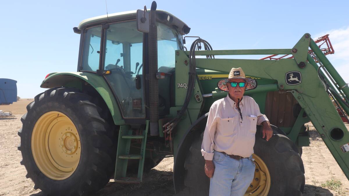 Richard Spring, Perth, acquired a John Deere 6620 tractor with 740 loader for a friend for $47,000.