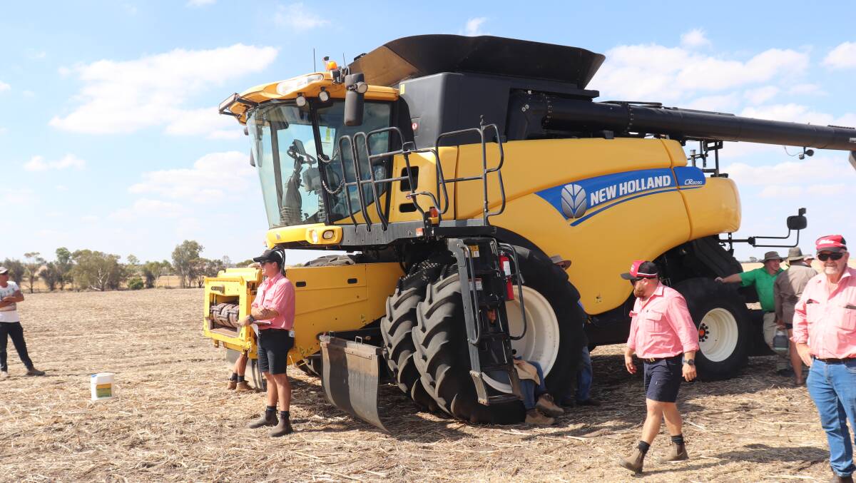 The 2014 New Holland CR8090 was one of the few big ticket items that could not find a buyer under the hammer.