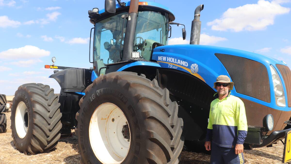 Corey Leeson, Meckering, secured a 2016 New Holland T9.450 tractor for $302,500