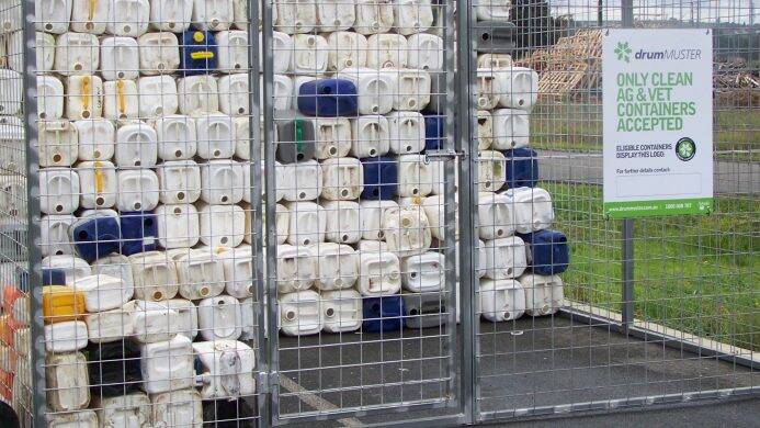 CLEANING UP: DrumMuster ensures unwanted empty drums are collected and recycled. Photo: DrumMuster