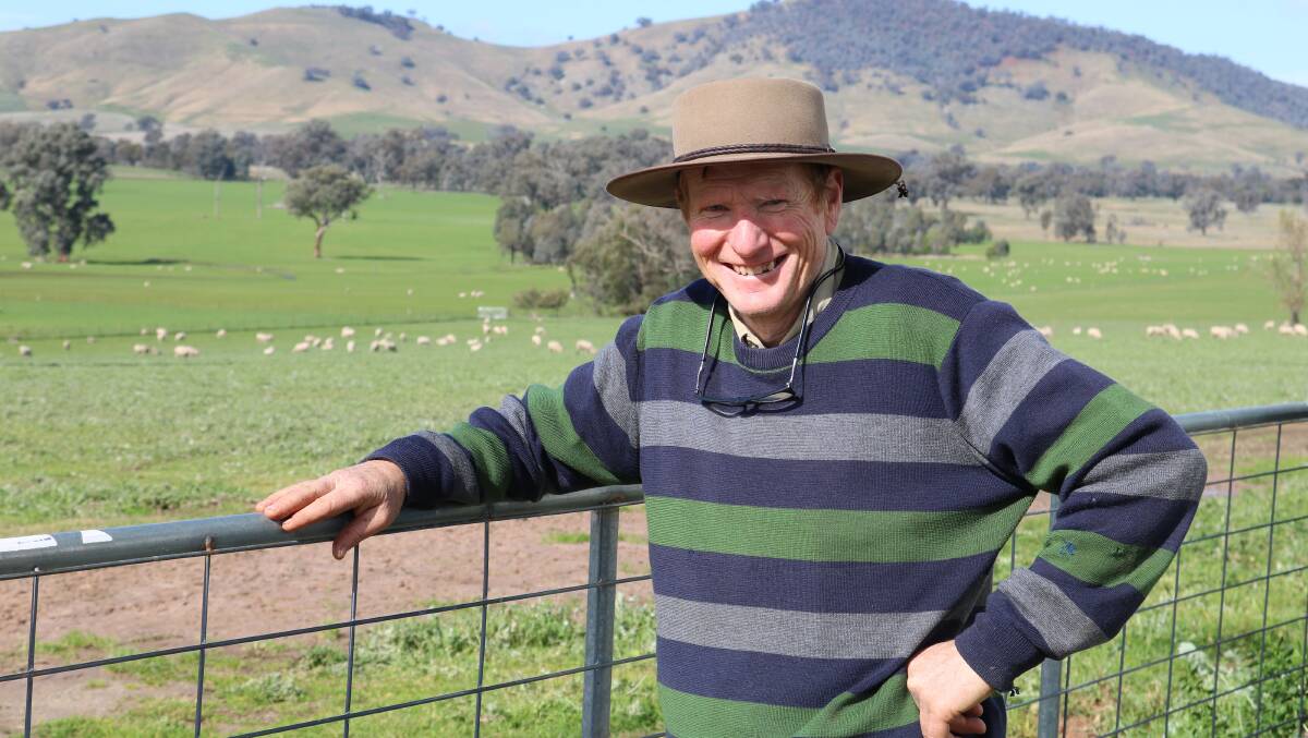 AGRICULTURAL OPPORTUNITY: Professor Bruce Allworth pictured in the paddock. Picture: Graham Centre