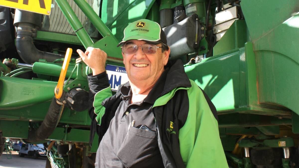 John Nicoletti when he was a John Deere dealer. He has confirmed selling his six farm machinery outlets was not his preferred option.