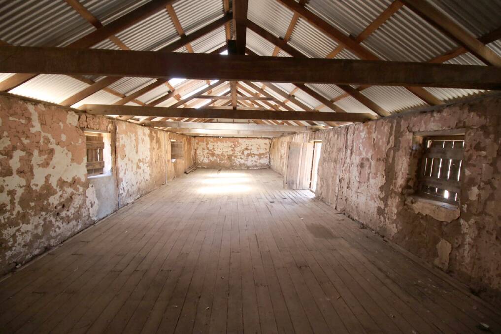 The granary is one of Mr Percival's next projects, which he said could be used for wedding ceremonies or an art/yoga studio.