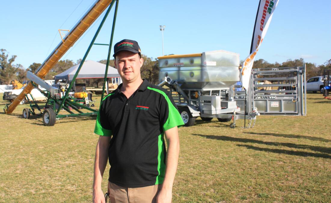 Commander Ag-Quip salesman Hamish Jackson said the company was enjoying a good year with a trend towards farmers supporting local manufacturers.