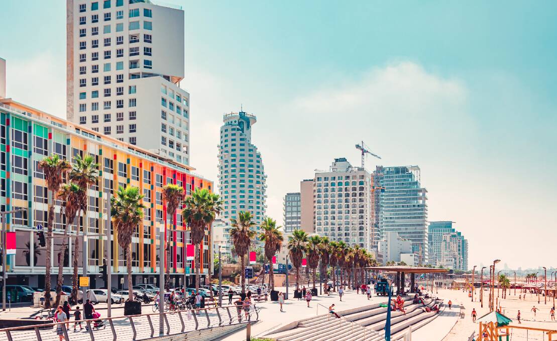Israel is often referred to as the "Startup Nation" having more startups per capita than almost anywhere else in the world. The country's city, Tel Aviv is pictured.