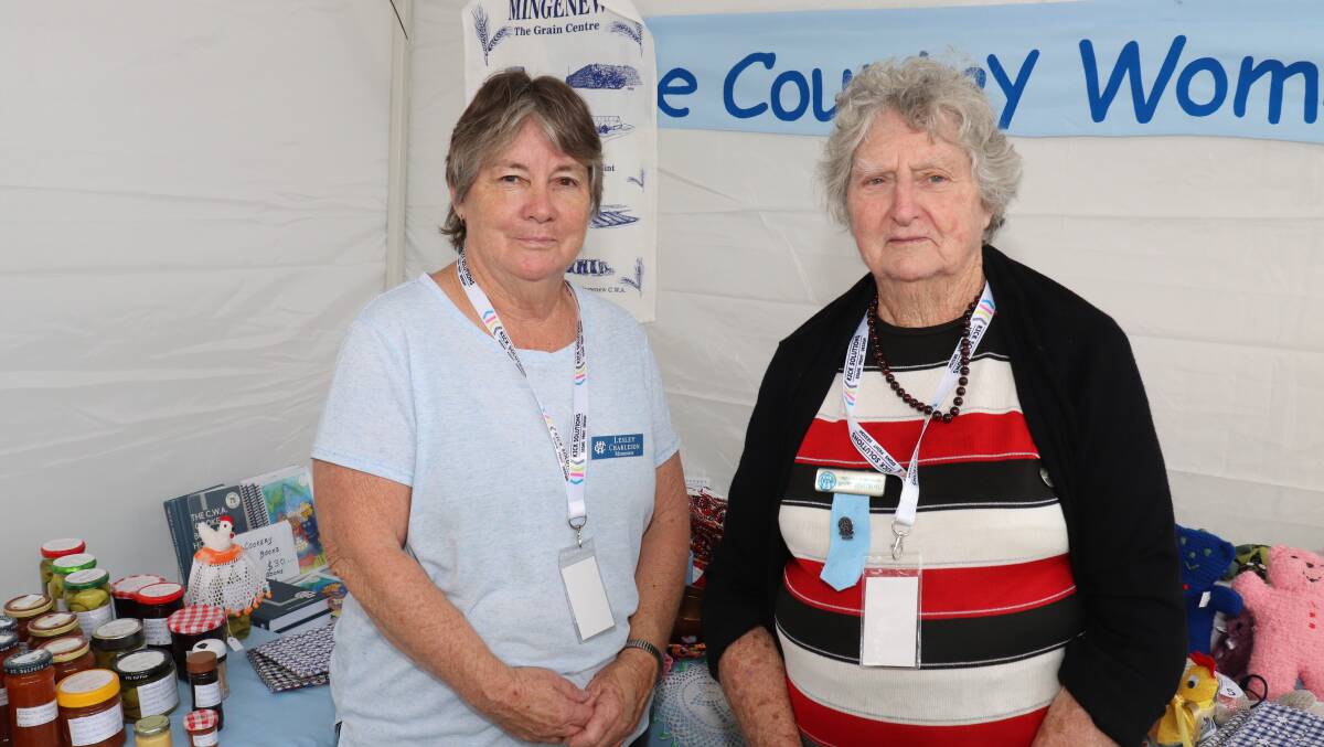  Lesley Charleson (left), Mingenew and Betty Armstrong, Port Dennison.