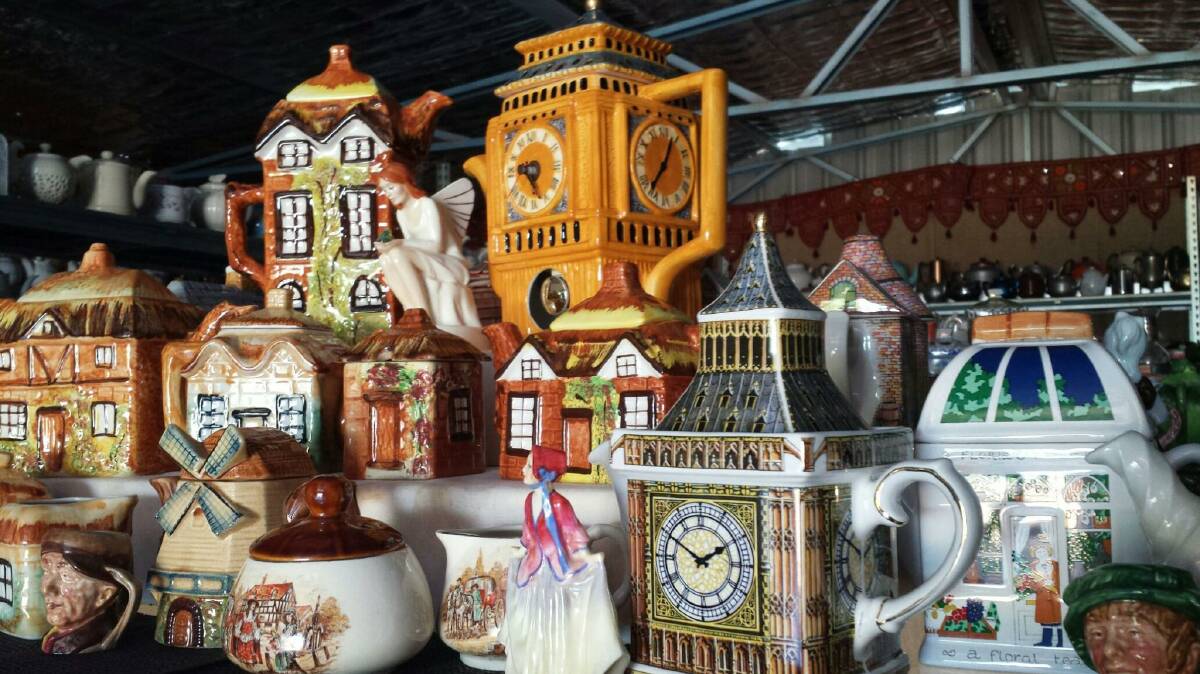 From humble roots in 1996 of 10 teapots, the Quacking Frog Teapot Shed has grown exponentially and the owners promise that the shed will continue to grow.