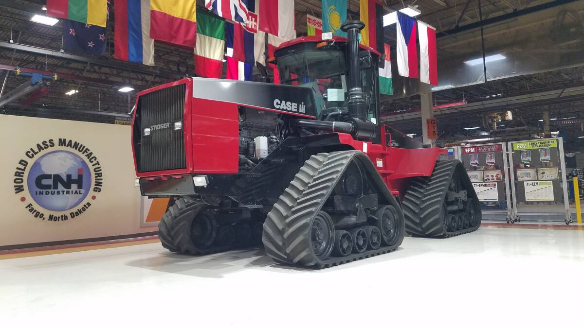 Taking pride of place in Case IH's Fargo facility in the United States.