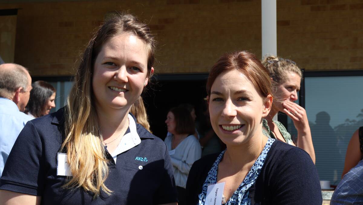  Representing ANZ were assistant agribusiness manager Alicia Ramsay (left) and branch manager Tegan Jamieson, Narrogin.