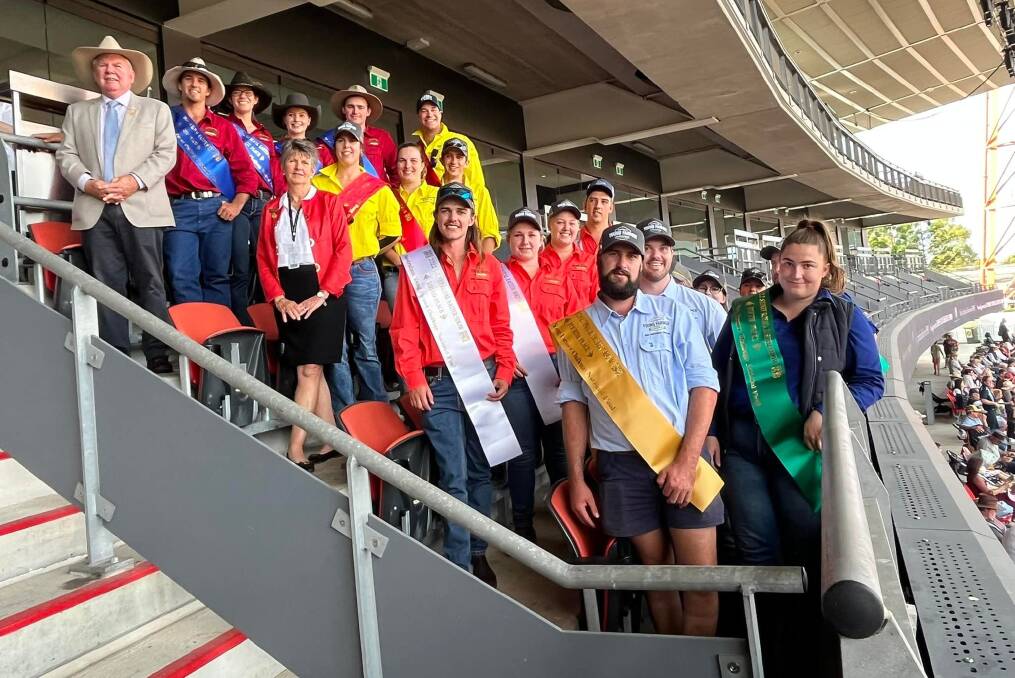 The Australian Young Farmer Challenge winners at the Sydney Royal Easter Show last Saturday.