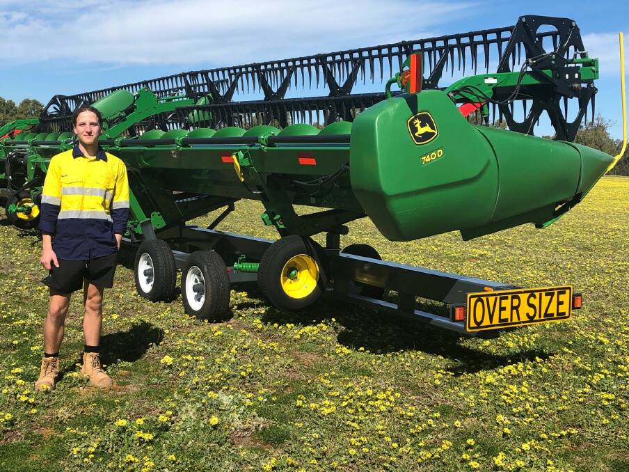 Hamish Nikulinsky, who is undertaking the Broadacre Harvest Operations Skill Set at the Muresk Institute this week, already has a job lined up at a grain and sheep farm in Esperance for harvest.