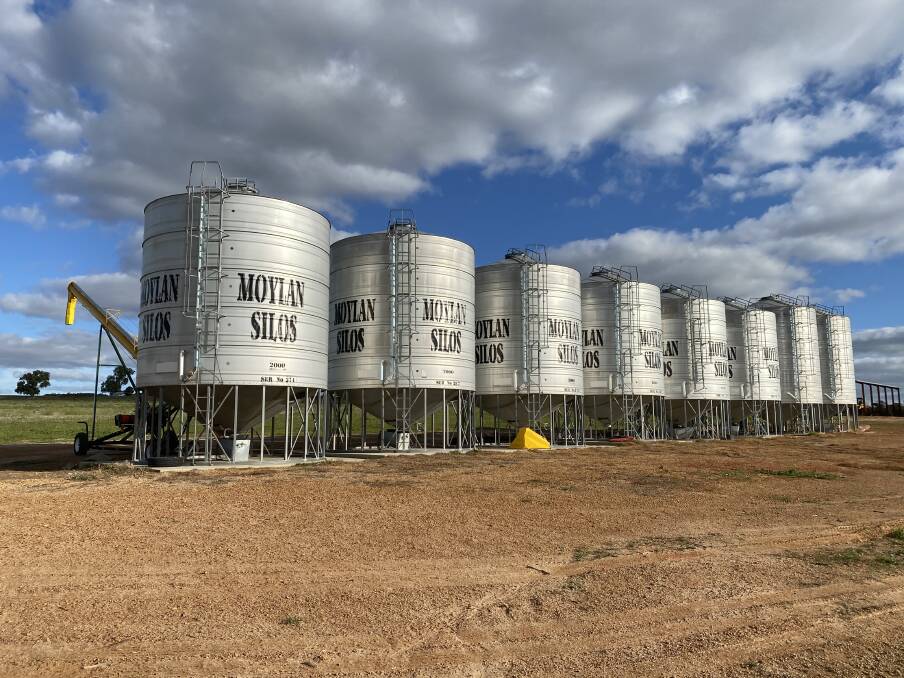 Farm improvements are concentrated on Alcheringa and include a 15.5 metre x 30m x 6m enclosed workshop/ machinery shed, a 15m x 30m x 7.5m near new machinery shed, a five-stand shearing shed, sheep and cattle yards, eight Moylan silos (six 60 tonne and two 75t silos) and four 43,000 litre Flexi-N tanks.