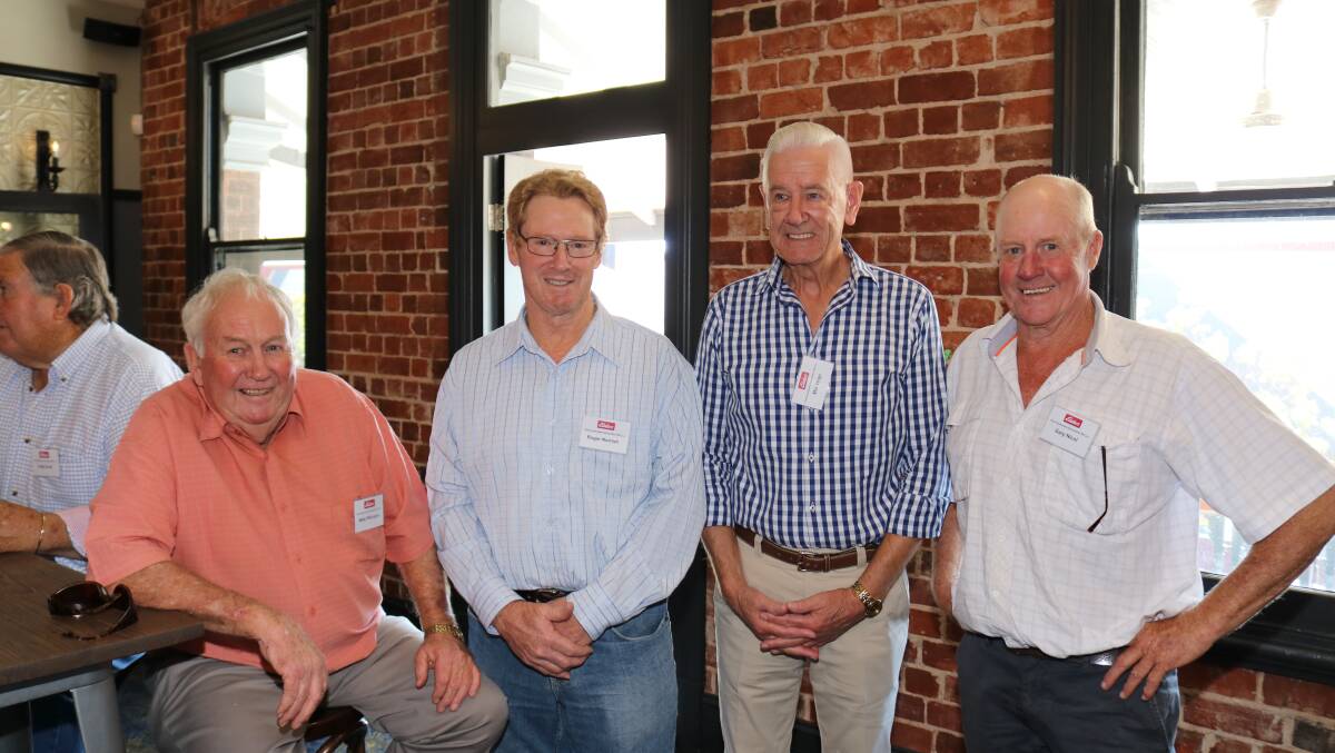 Mike Pilkington (left), Augusta, Roger Norrish, Eaton, Mal Virgo, Scarborough and Gary Nicol, Manjimup, represented a cross section of the State.