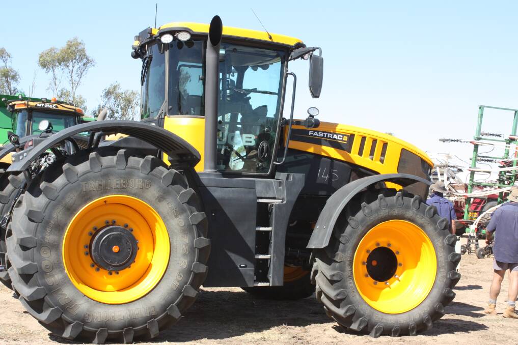 This 2019 JCB 8330 Fastrac tractor sold for $335,000.