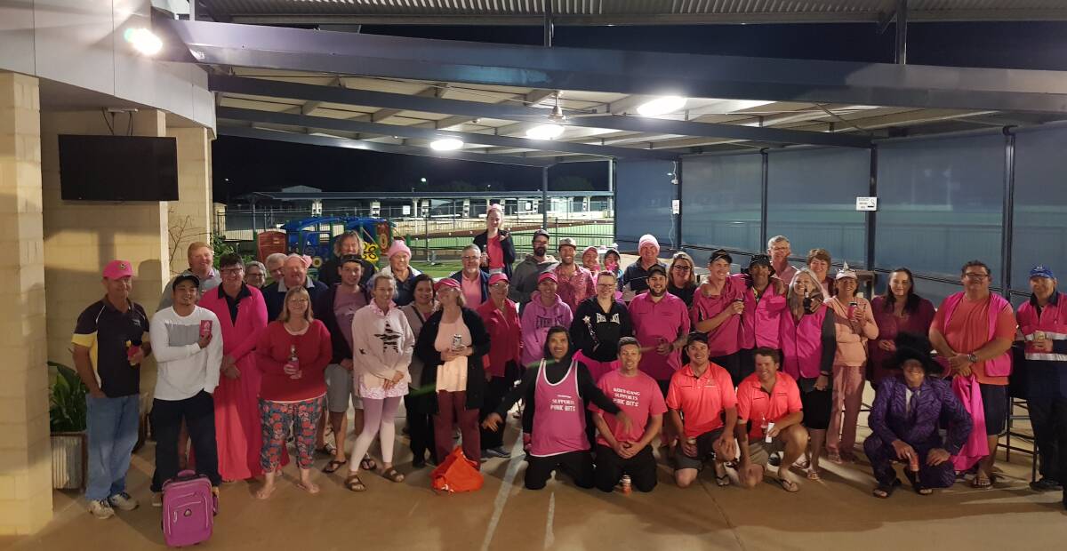 Bare Foot Bowls was a shade of pink at Kellerberrin recently as the community got behind the Pink Up Your Town initiative.