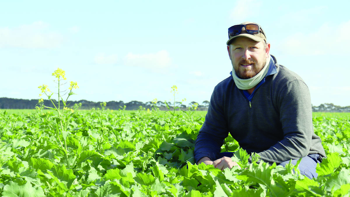 Cascade farmer Scott Welke decided to take advantage of the bumper season start and canola prices by increasing his canola crop from 1500ha to 2300ha.