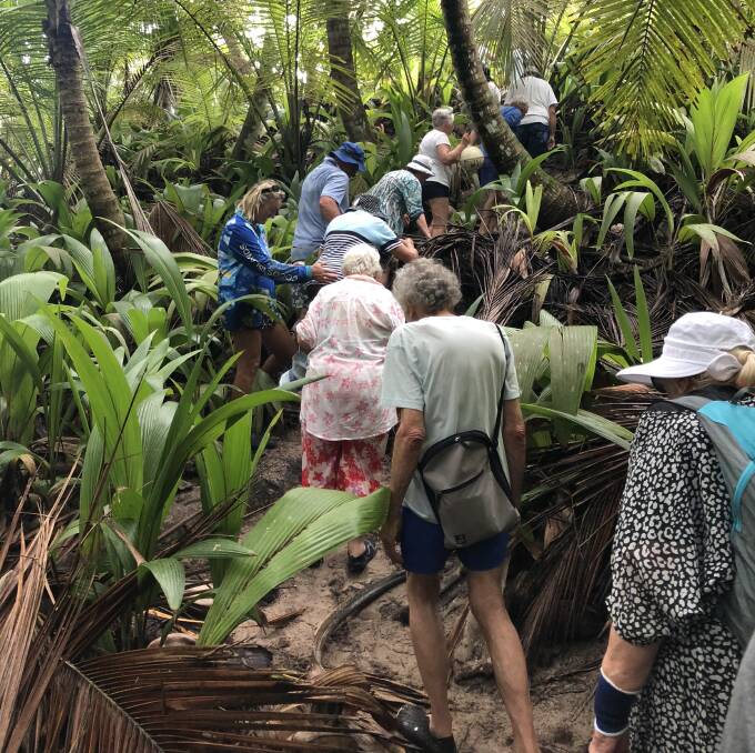 In the personalised itinerary based around Christmas Island's famous red crab migration, last years group spent three nights exploring Cocos Keeling Islands and seven nights on Christmas Island.
