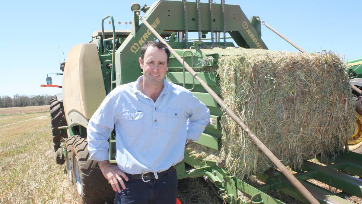 Mr Fowler is impressed with the Krone baler's variable filling system and chamber design which together "enables us to consistently produce high quality bales even in adverse conditions".