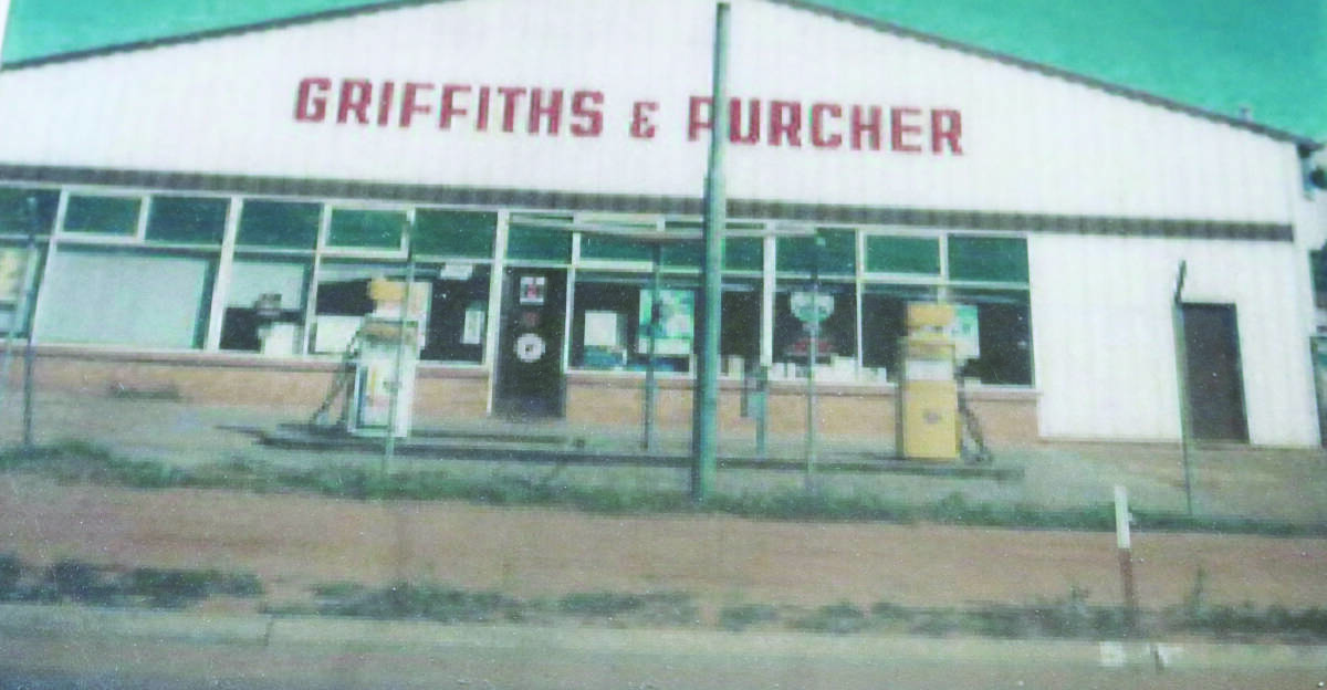 In the early days Griffiths and Purcher used to have petrol bowsers in front of the building on Flores Road in Geradlton.