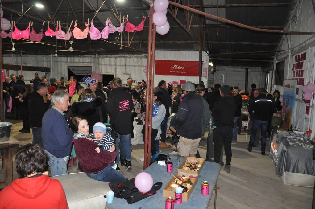 A big crowd turned out to support last year's record breaking Pink Shearing For Liz Day at the Davies family's Cardiff stud shearing shed at Yorkrakine where $38,400 was raised for breast cancer research. This year's event will be held at Cardiff on Friday, August 28, 2020, from 2pm.