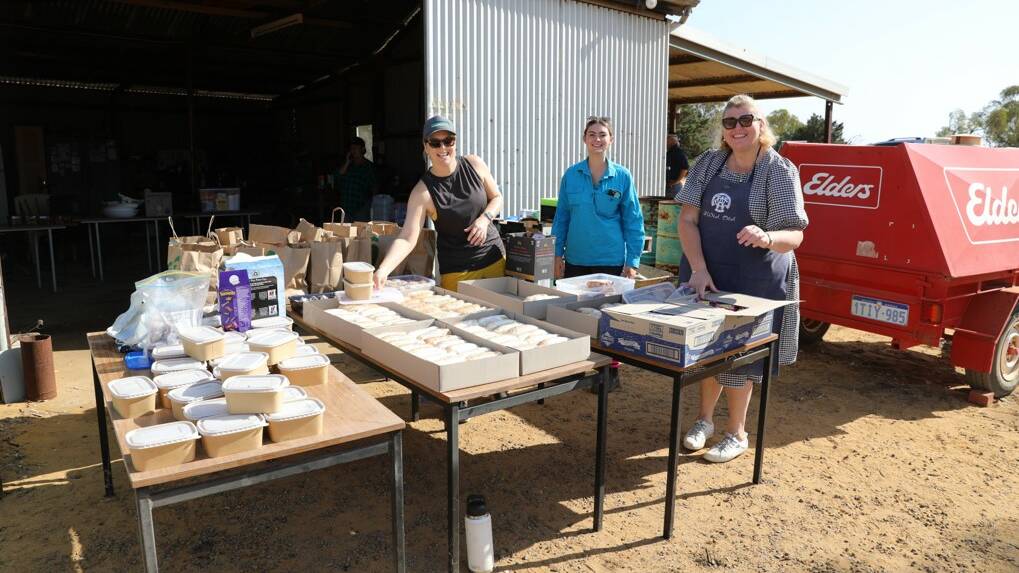 The volunteers did an amazing job in keeping the workers fed. Photo by Shaun Robinson.