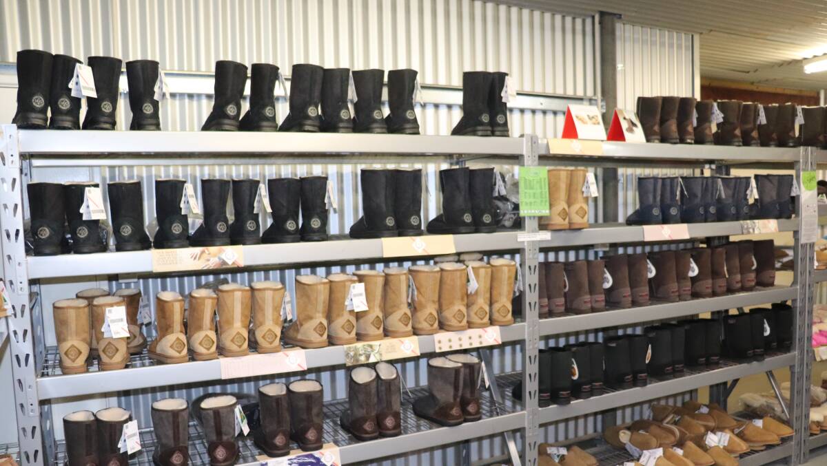 One area of The Sock Factory is devoted to Ugg boots and has many styles, colours and makes, all Australian, to choose from.